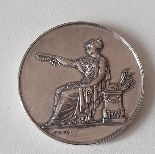 Médaille argent massif 1er - médaille,
