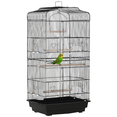 Pawhut cage oiseaux - cage, à