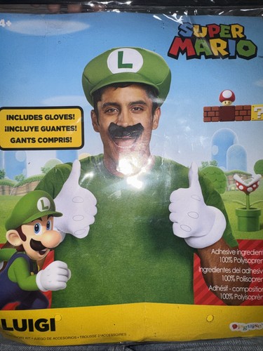 Adult luigi costume - luigi, super