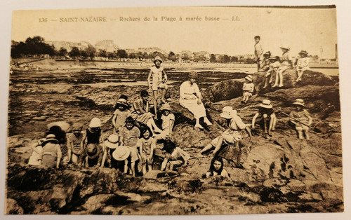 Cpa saint nazaire rochers - cpa, nazaire,