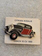 Pin’s citroen rosalie coach 10 cv 1933 Signé segalen collection auto car voiture