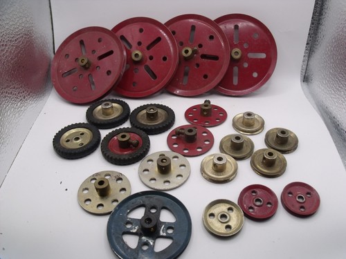 Meccano lot roues et - -,