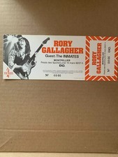 ticket concert Rory Gallagher
