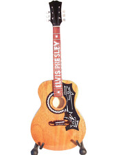 Guitare miniature acoustique style Gibson Elvis Presley