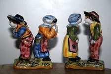 statuette santon figurine faience Devres Géo Martel céramique signée