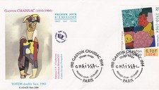 FRANCE 2000 FDC GASTON CHAISSAC YT 3350