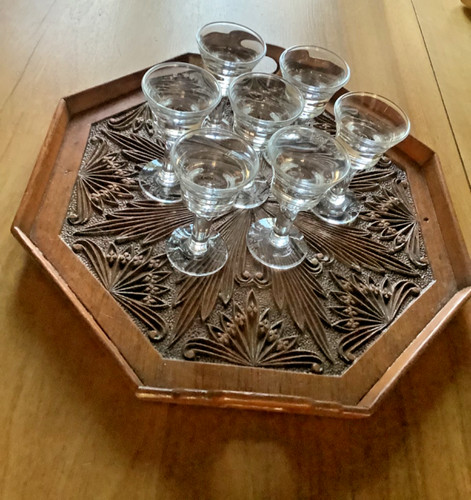 Anciens verres goutte de - anciens, à