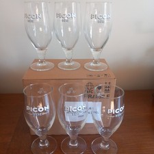 Lot 6 verres 25cl Picon bière