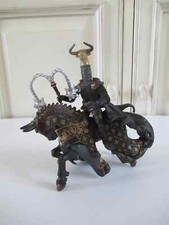 11 ⚜️ Figurine Papo Un Chevalier Avec Son Cheval Année 2007