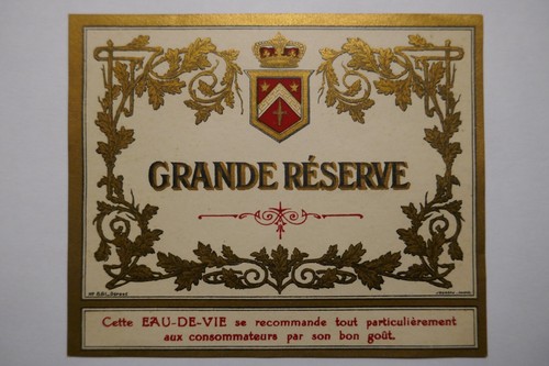 Etiquette ancienne grande - ancienne,