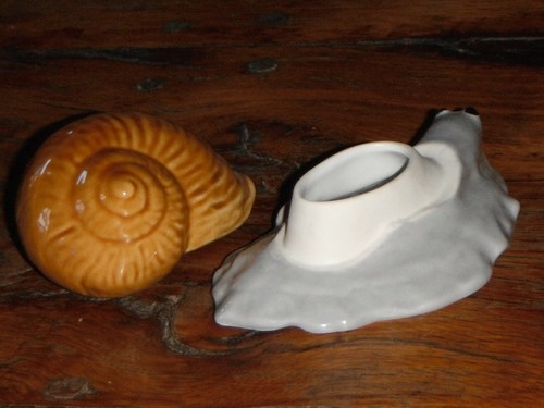 Escargot porcelaine boîte -  escargot,