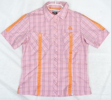 Chemise femme vintage à carreaux rose style Nike ACG Y2K boutonnée L