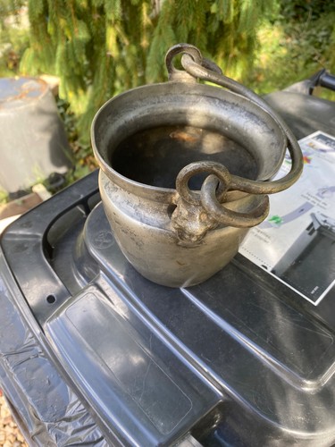 Joli pot etain - etain, ancien