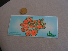 autocollant publicité  anti gaspi 80 france inter    ( aut  1   )