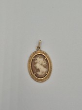 Pendentif Camé En Or 18k