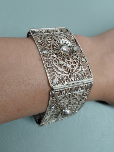 Large bracelet argent 935 - large, en