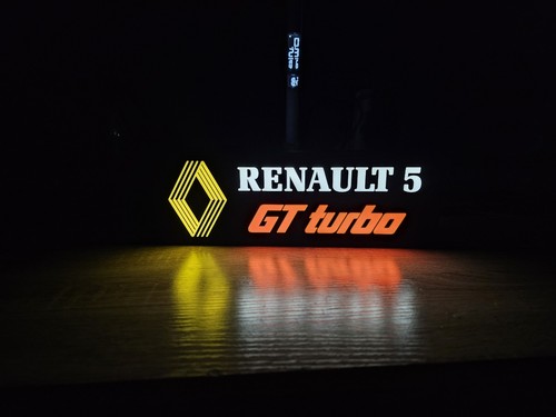 Renault turbo enseigne - renault, 5