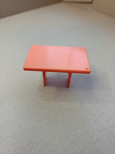 Table orange pour navette - table,