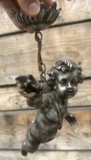 Lustre Ange Angelot Lampe Napoleon III XIXeme Chérubin Empire