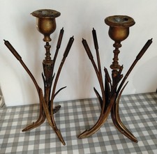 Vintage paire bougeoirs - vintage:, en
