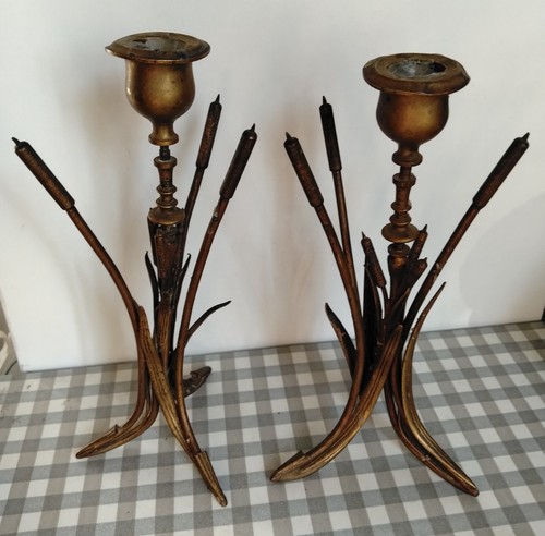 Vintage paire bougeoirs - de,