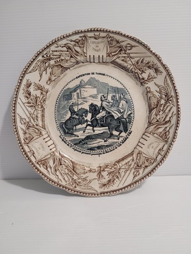 Assiette ancienne expédition