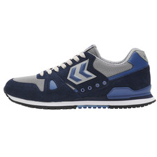 Hummel Sneaker Marathona Suede Retro Classic Chaussures Baskets bleu 213808 1035