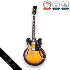 Guitare vintage Burst Epiphone Inspired by Gibson Custom 1962 ES335 Reissue