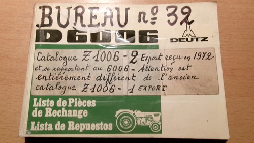 Deutz tracteur d6006 - tracteur,