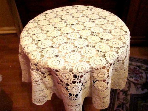 Napperon pur coton fait - napperon,