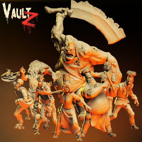 Kitchen chaos pack figurines - chaos, 8