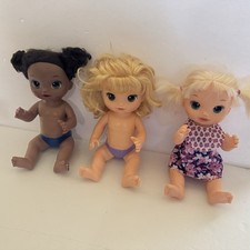 Lot 3 Baby Alive Dolls Hasbro