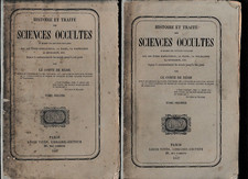 DE RESIE - HISTOIRE ET TRAITE DES SCIENCES OCCULTES LIVRE ANCIEN ESOTERISME