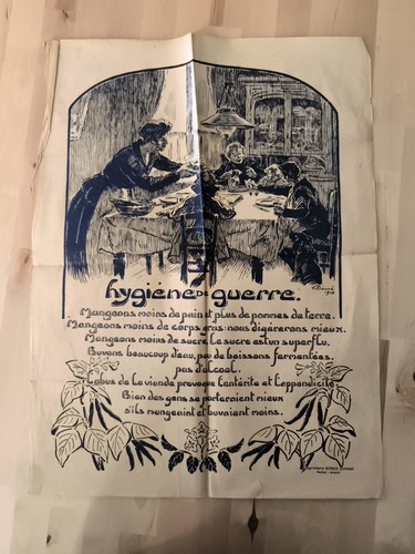 Hygiène guerre 1918 - de,