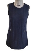 Très Belle Robe Laine Marine