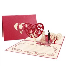 Carte de mariage en relief