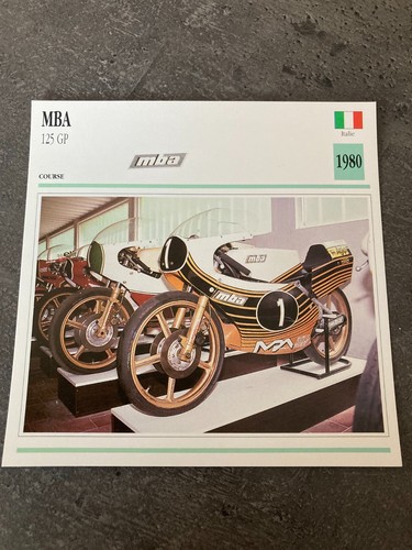 Carte fiche moto collection - moto,