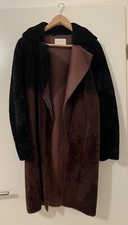 Sandro manteau chic noir et marron T 1