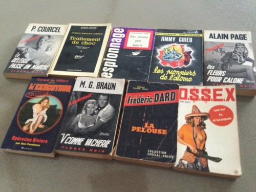 Lot de9romans policiers - lot,