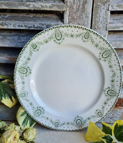 Ancien plat creil montereau - ancien,
