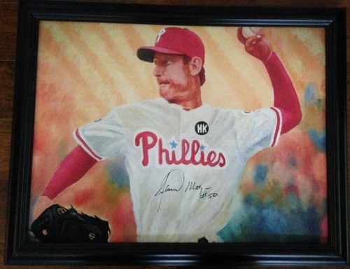 Jamie moyer autographed x - jamie,