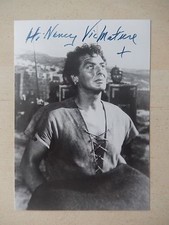Victor Mature Autographed  31/2" X 5" Photograph