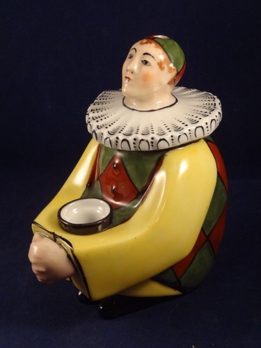 Ancien encrier pierrot - ancien,
