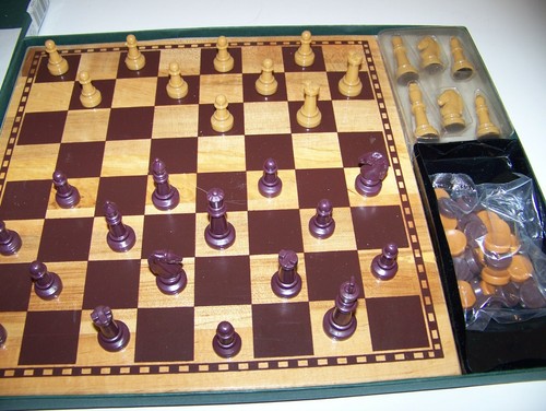 Cardinal chess checkers - cardinal, set