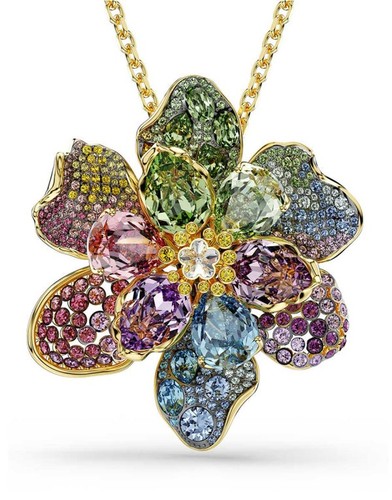 Collier broche swarovski - et,