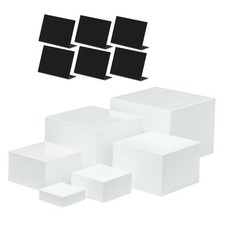 6 boîtes en acrylique pour