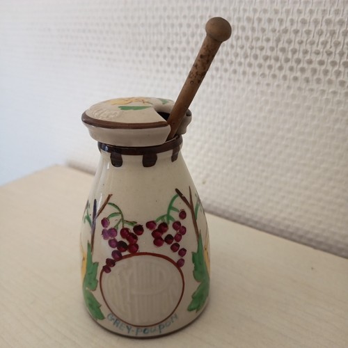 Ancien pot moutarde grey - pot, a