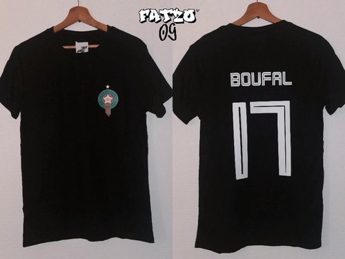 Shirt noir maroc football - noir,