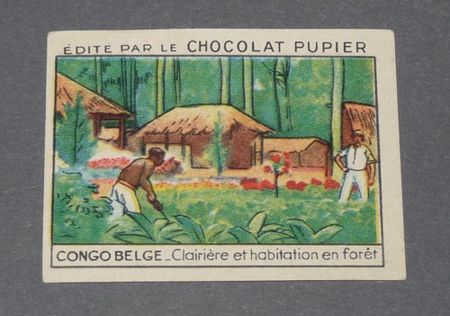 Chromo chocolat pupier afrique - chocolat,