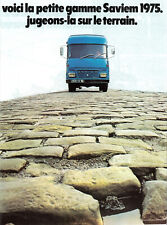 Catalogue brochure Saviem